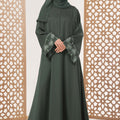 Palm Embroidered Abaya