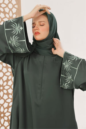 Palm Embroidered Abaya