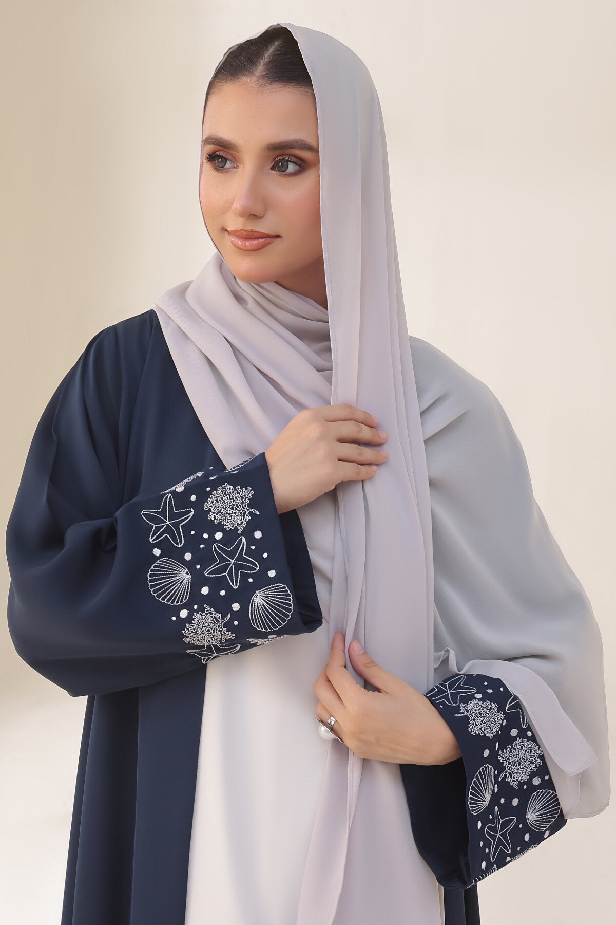 Pastel Lavender Georgette Hijab