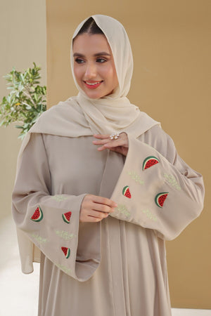 Pearl Bush Embroidered Abaya