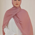 Pink Daisy Silk Hijab