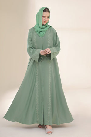 Pistachio Cord Abaya