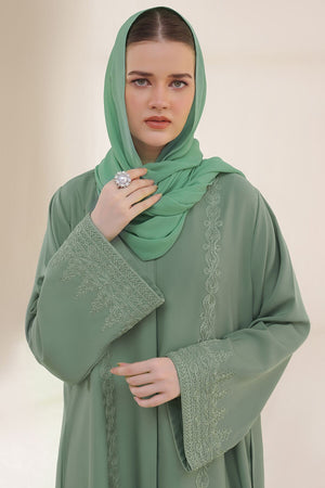 Pistachio Cord Abaya