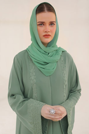 Pistachio Cord Abaya
