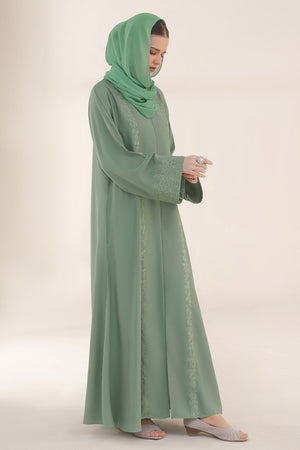 Pistachio Cord Abaya