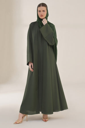 Rifle Green Shrug Abaya