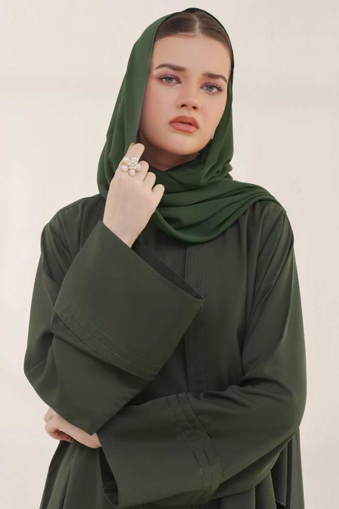 Rifle Green Shrug Abaya