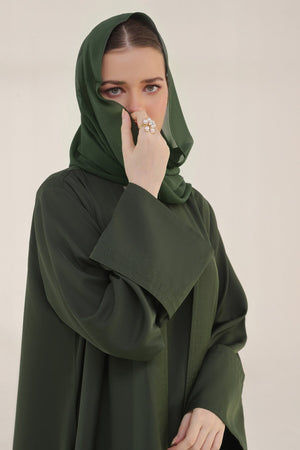 Rifle Green Shrug Abaya