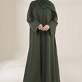 Rifle Green Shrug Abaya