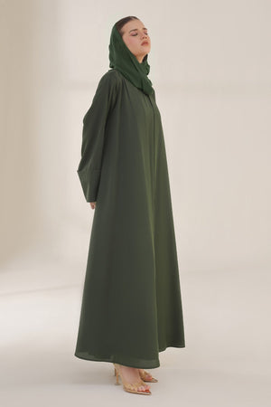 Rifle Green Shrug Abaya