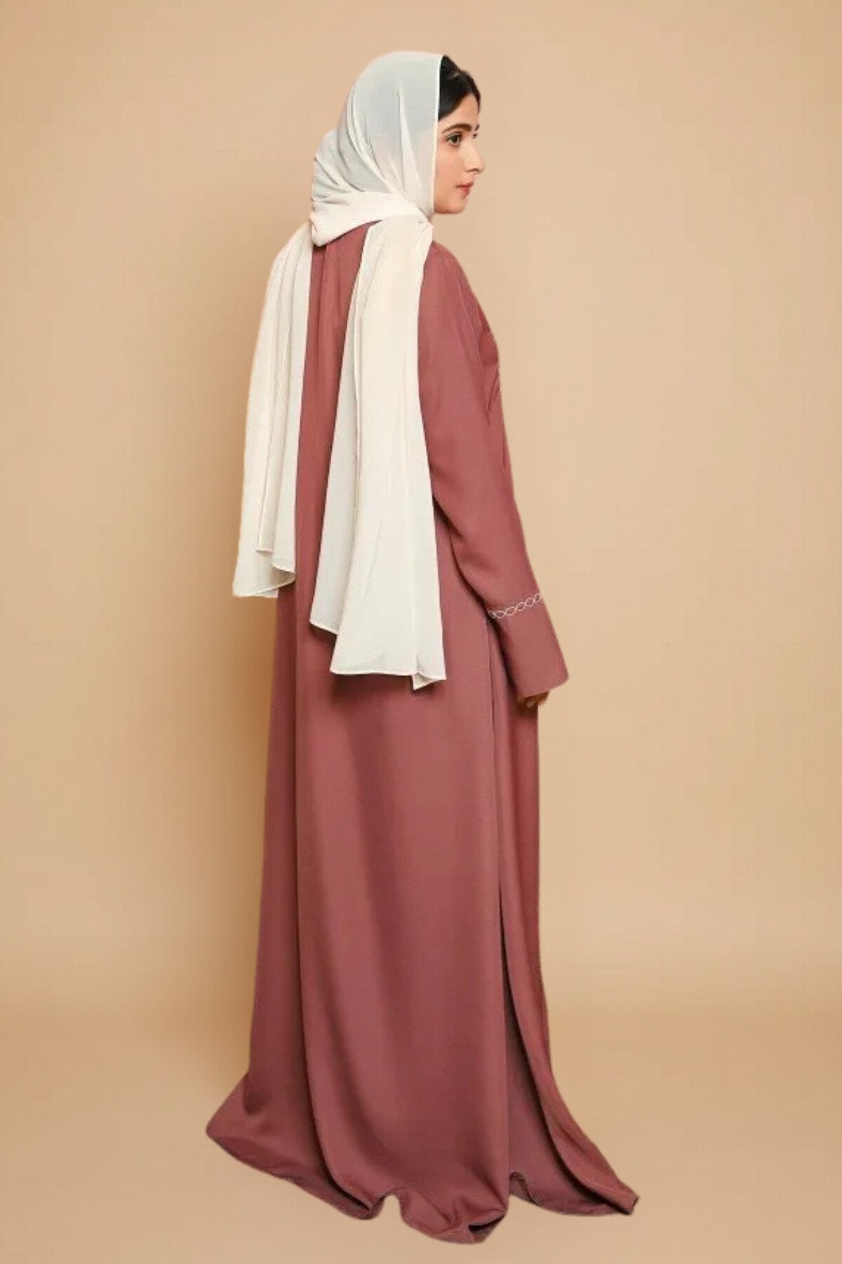 Rose Vale Embroidered Abaya