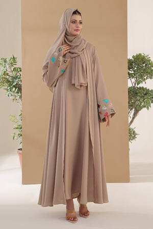 Sandrift Embroidered Shrug Abaya