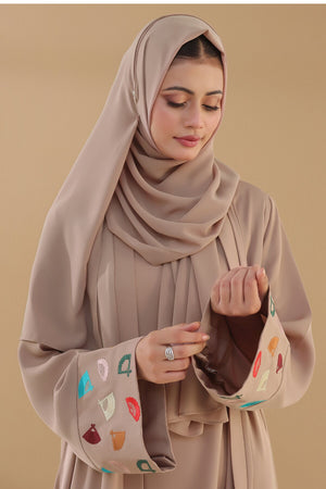 Sandrift Embroidered Shrug Abaya