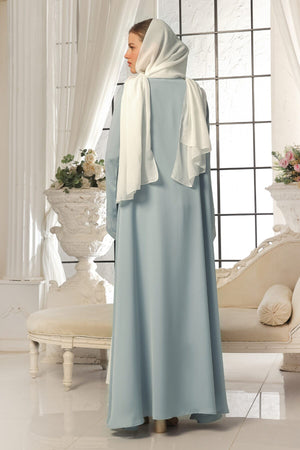 Seashell Embroidered Abaya