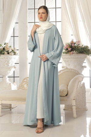 Seashell Embroidered Abaya
