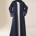Seashell Embroidered Tuna Abaya