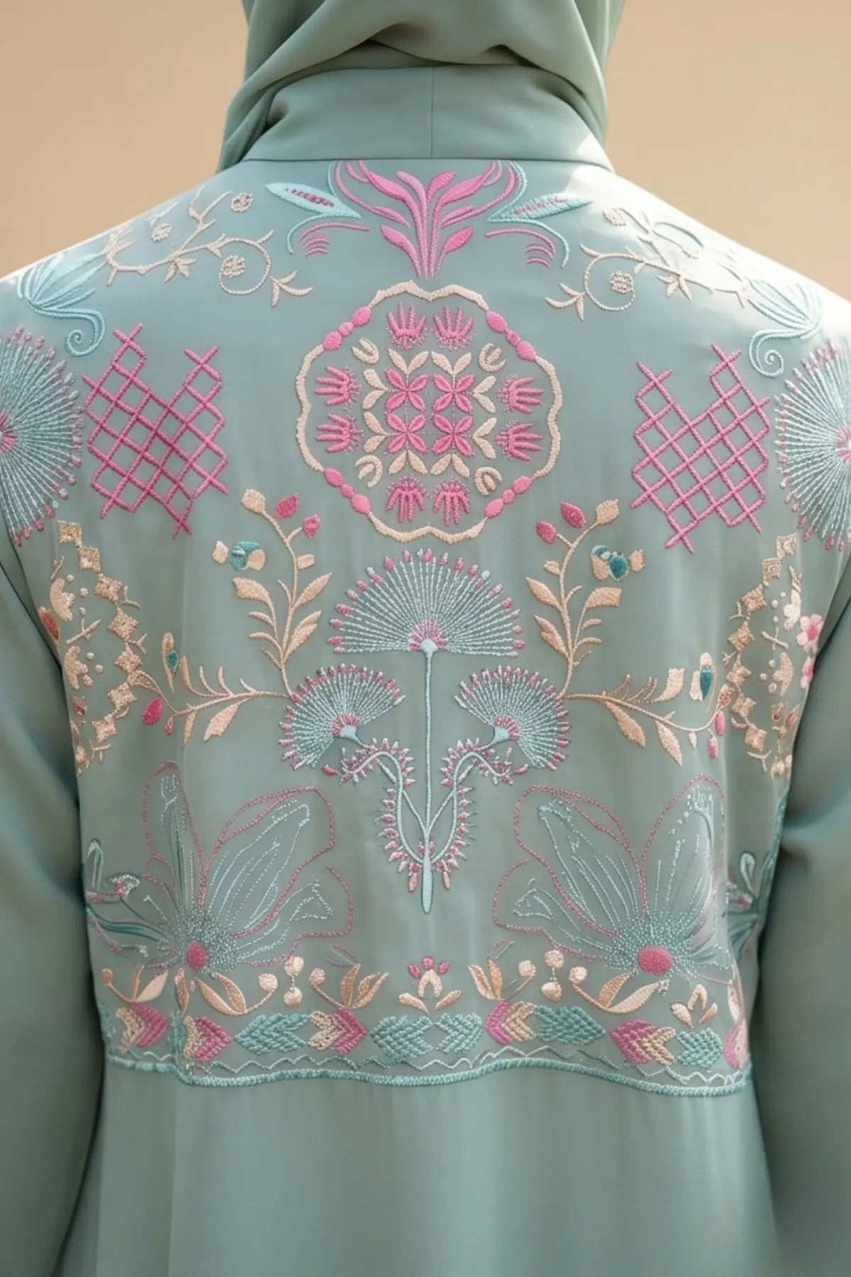 Serenity Sage Abaya