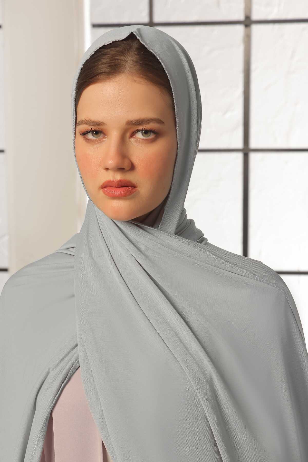 Silver Sand Jersey Hijab