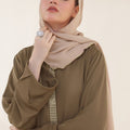 Soft Amber Georgette Hijab