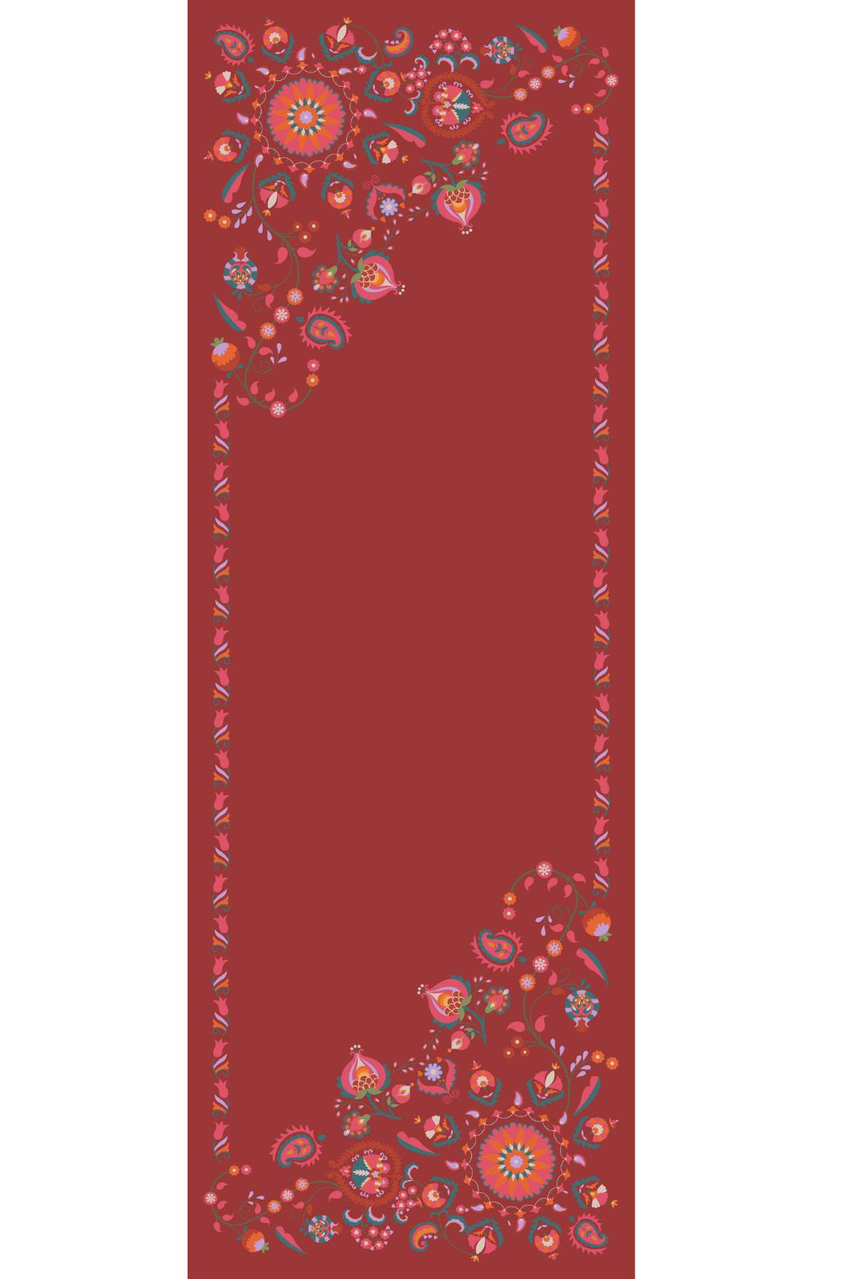Suzani Red Kimono