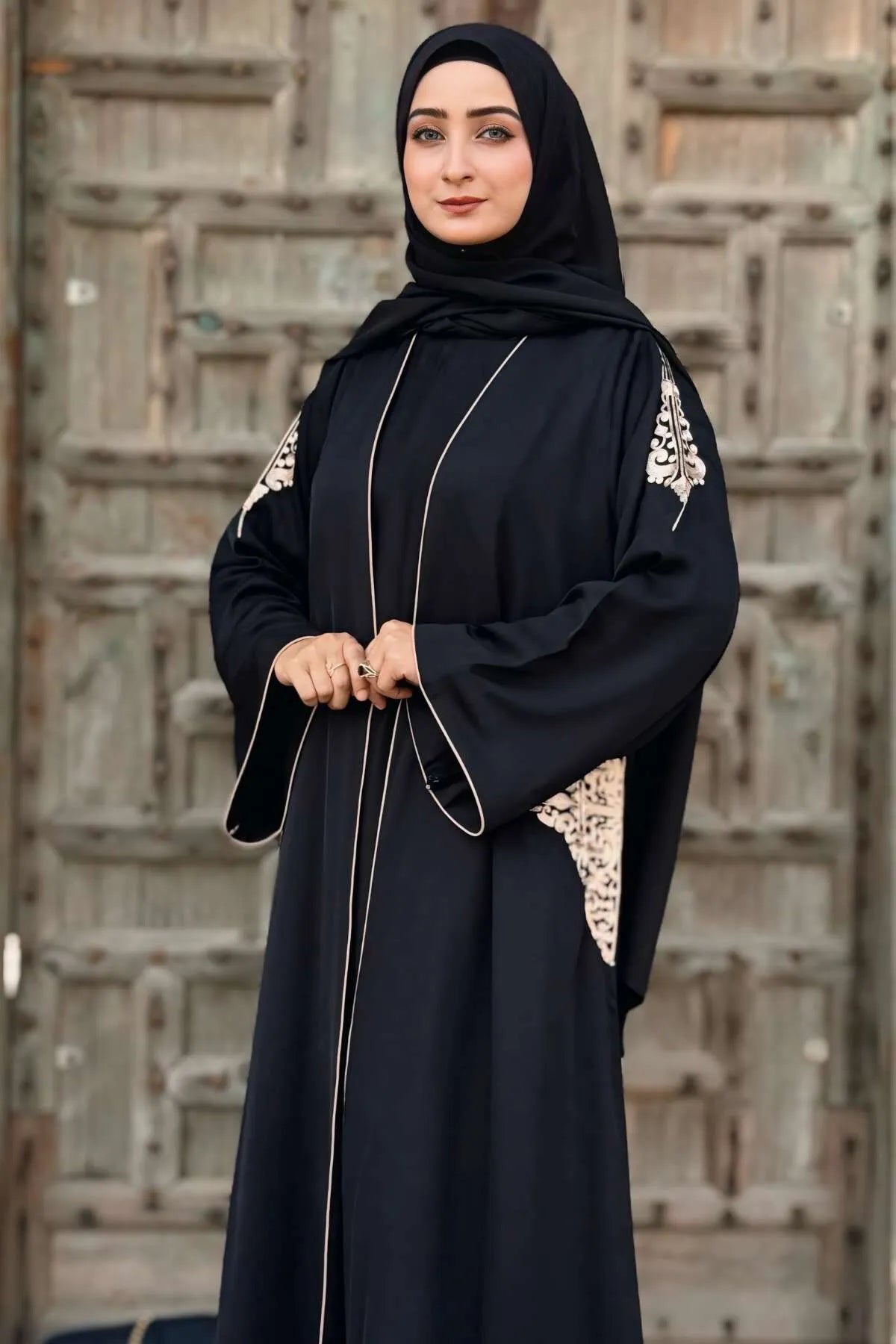 Taffeta Shrug Abaya