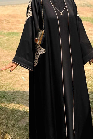 Taffeta Shrug Abaya
