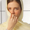 Tan Yellow Jersey Hijab