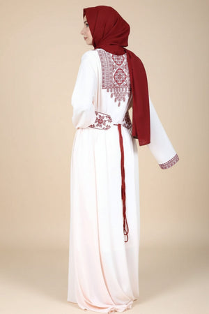 Tatreez Embroidered Maxi Abaya