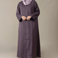 Thunder Pleated Abaya