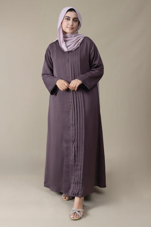 Thunder Pleated Abaya
