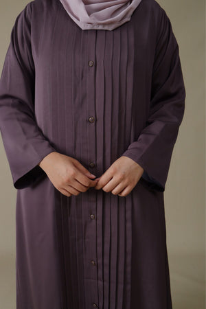Thunder Pleated Abaya