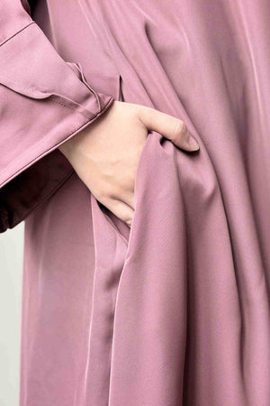 Turkish Rose Embroidered Abaya