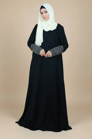 White Artistry Embroidered Abaya