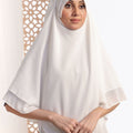 White Khimar Hijab