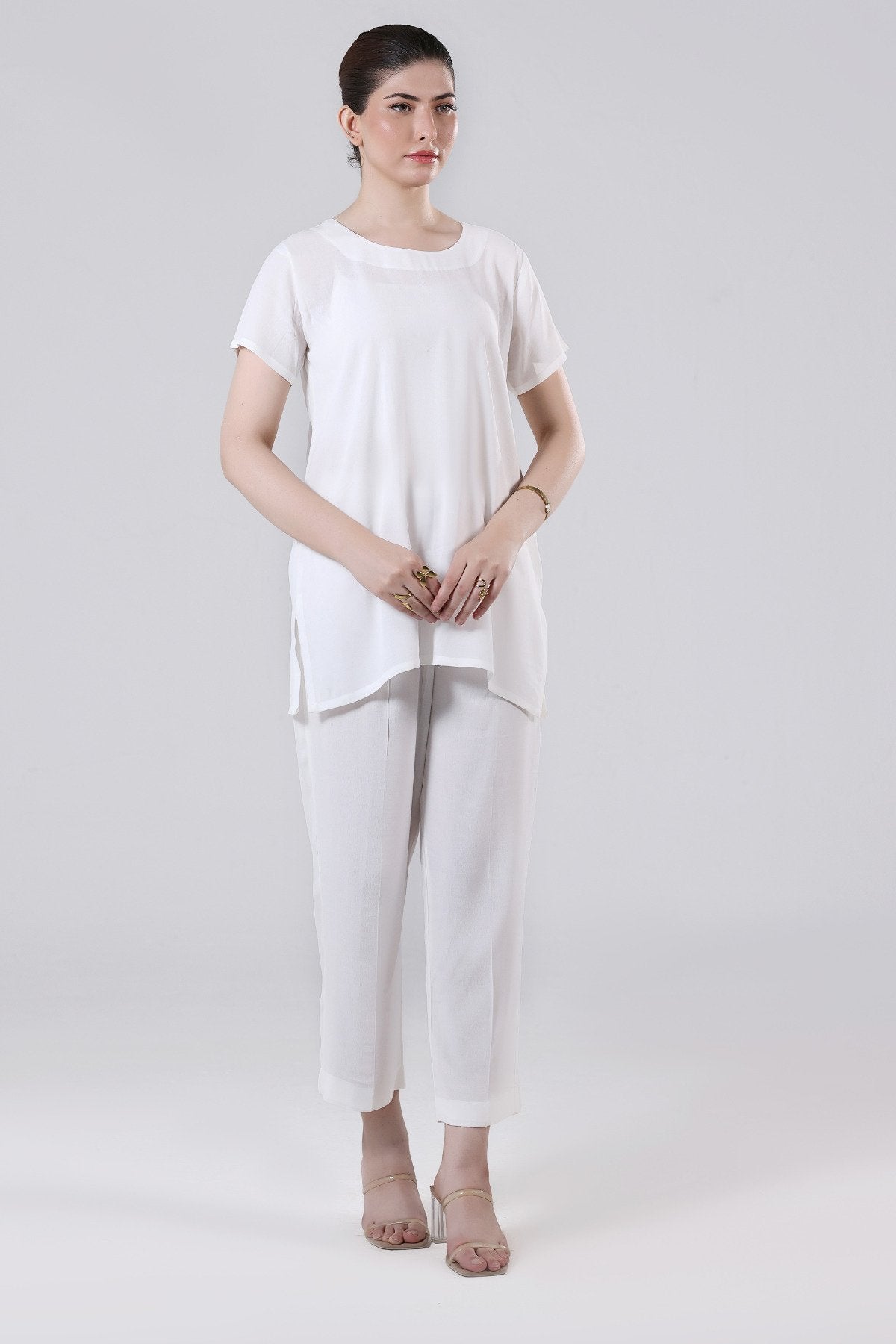 White Slip Dress